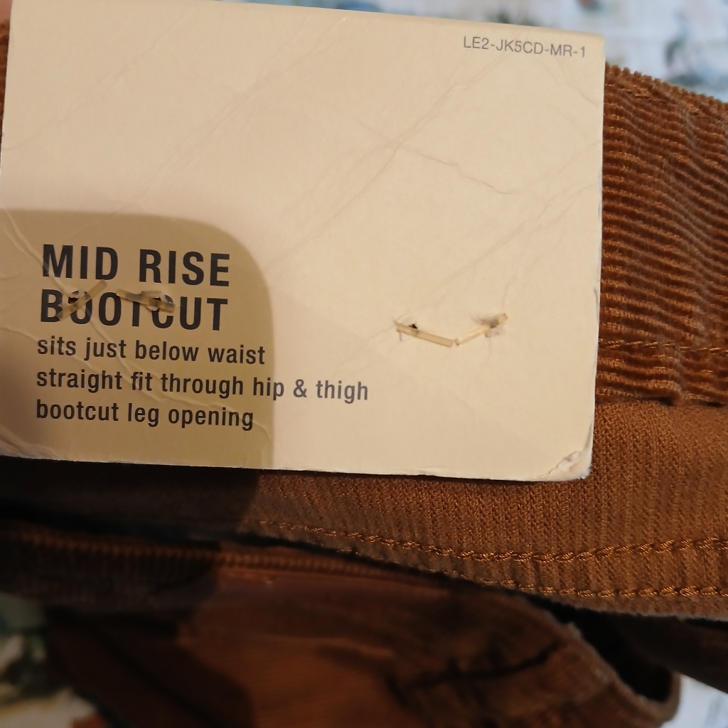 10 Landsend Corduroy Bootcut Nwt — image 4 of 8